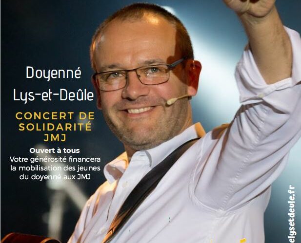 Concert de Hugues Fantino le 18 septembre 2022 à Armentières : en route vers les JMJ 2023 !