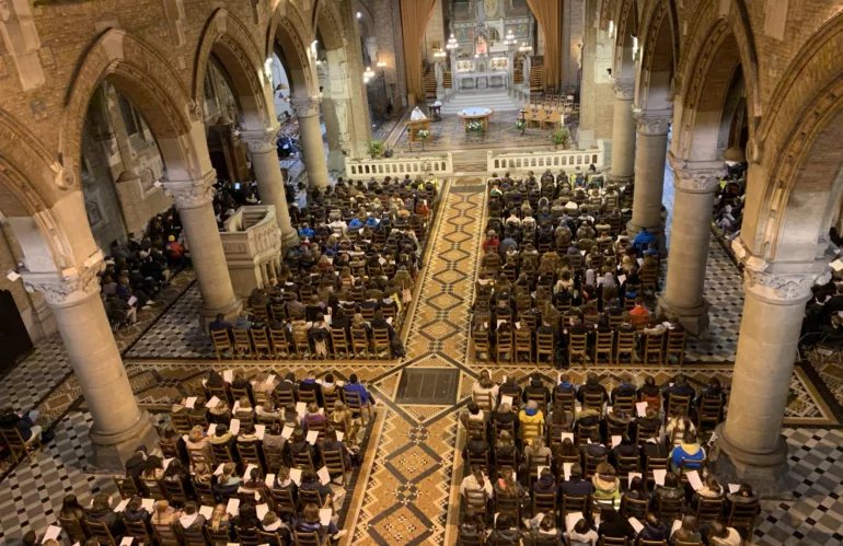 La paroisse a accueilli les jeunes du diocèse.